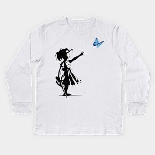 🦋 Banksy's Bioshock 🦋 Kids Long Sleeve T-Shirt